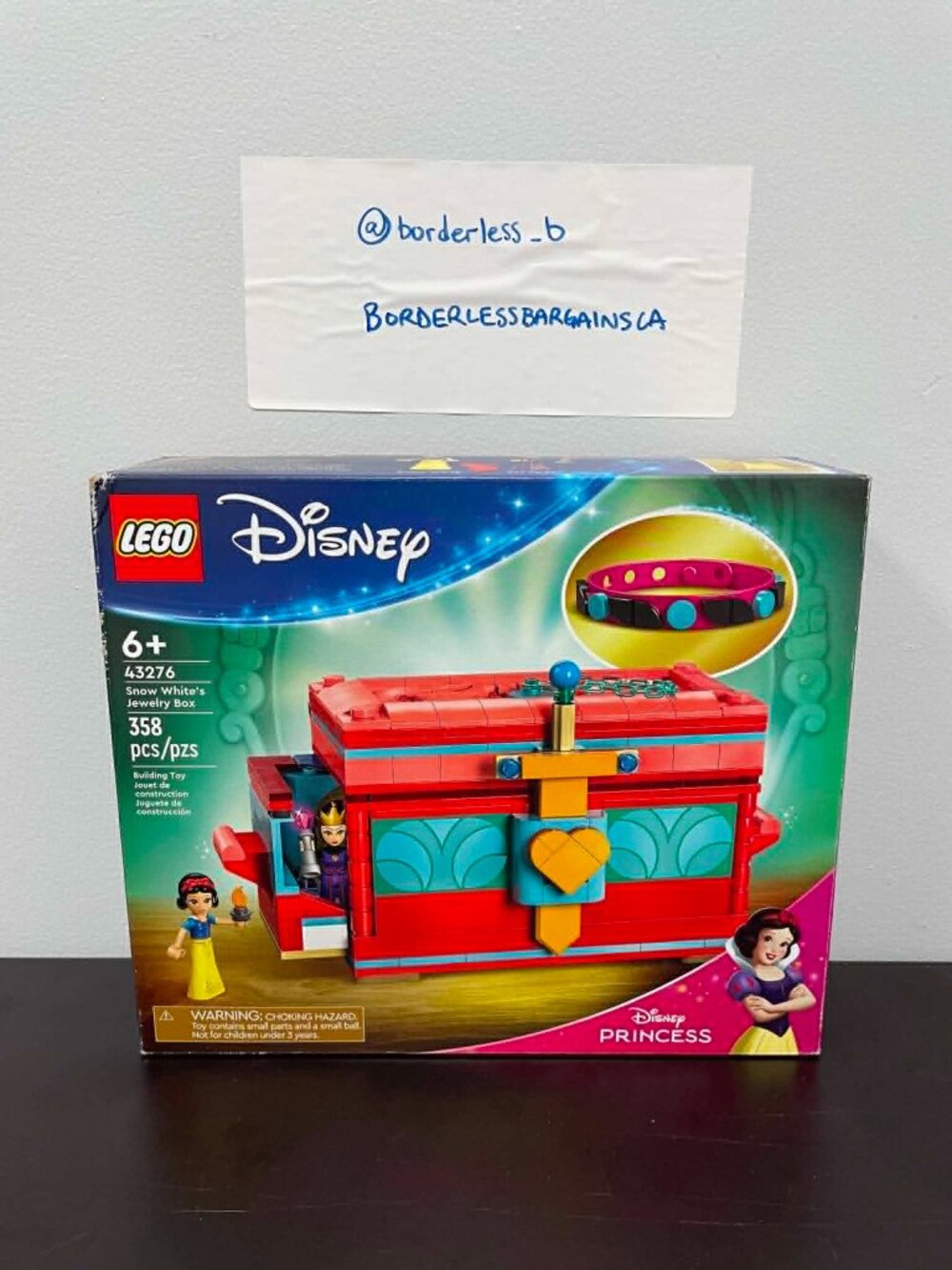 Lego Disney Snow White's Jewelry Box Set 43276